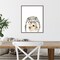 Hedgehog in Glasses by Mercedes Lopez Charro Canvas Wall Art Print Framed
